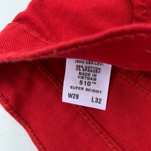 Levi’s Super Skinny Jeans w29 L32